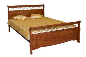 Кровать "Агата" 836-SNS-KD MK-2131-RO  ― Алло-Комод