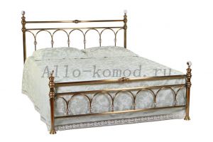 Кровать с кристаллами 9801 L MK-2211-AB ― Алло-Комод