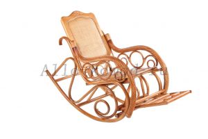  Кресло-качалка (с элементами дерева) MK-3510-CR 08065-1А ― Алло-Комод